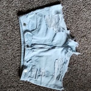 SHEIN Distressed Shorts